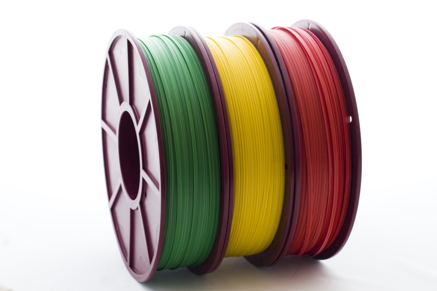 Colorful plastic twistband on reels