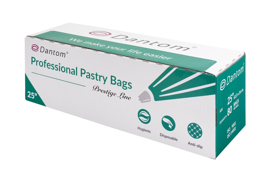 Disposable piping bags / pastry bags in green