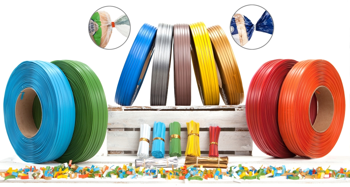 Colorful plastic clipband reels