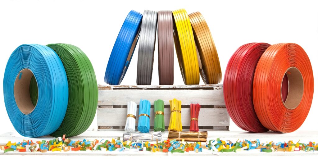 Colorful plastic clipband reels