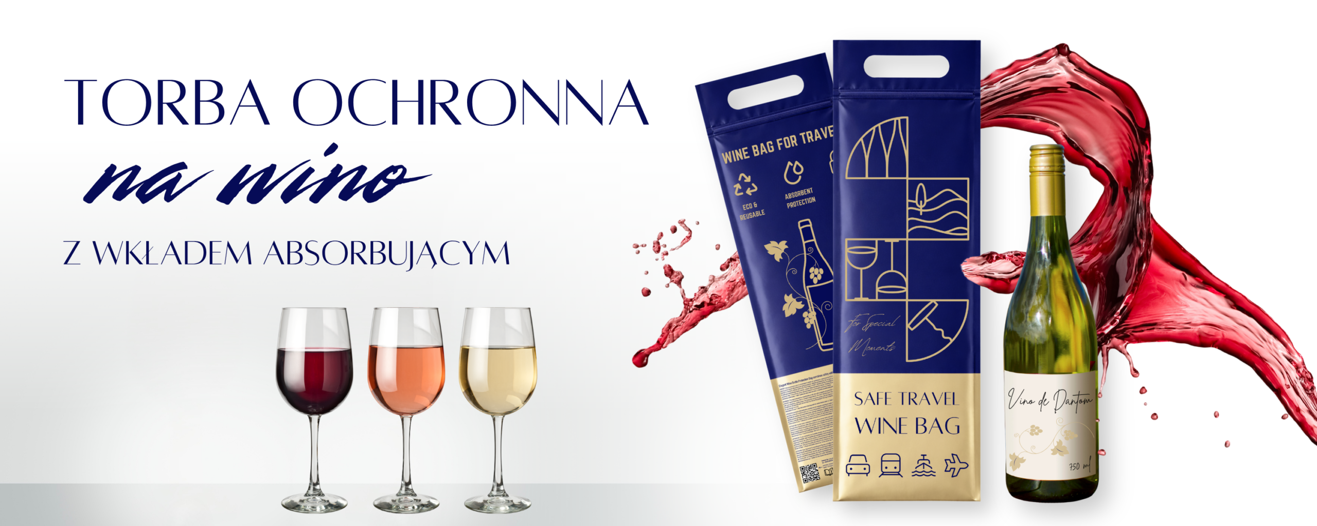 Baner - torba ochronna na wino